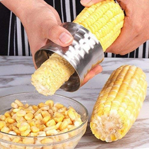 Corn Stripping Tool,Stainless Steel Corn Stripper for kitchen Barbecue Outdoor camping