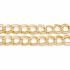 Golden Color Necklace Chain for Halloween Costume, Hip Hop Accessories (36 Inches)
