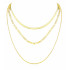 3 Pcs Layered Necklaces for Women Minimalist Dainty Link Choker Chain Necklaces Set