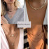 3 Pcs Layered Necklaces for Women Minimalist Dainty Link Choker Chain Necklaces Set