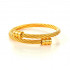 Golden Color Bracelets for Men Women Roman Numeral Bangle Bracelet Stainless Steel Personalized Engraved Unisex Gift