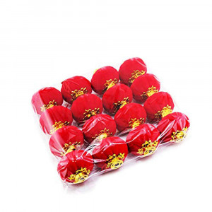 Red Lantern 16 Pcs Lucky Hanging Lanterns Decoration 1.77"X1.97" New Year Wedding Party Hang Mini Lantern Home Decoration for Chinese Spring Festival and Celebration
