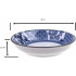 Ceramic Sauce Dipping Bowl Set (4 Pieces, Leaf and Flower Pattern, 3.5 Inches)