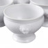 Lion Head Porcelain Soup Bowls, Microwave Safe with Flower Pot Set, 12 oz, Set of 4 for Home Kitchen Supplies