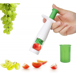 Grape Cutter, Tomato Cutter Fruit Vegetable Slicer, Multifunctional Creative Cut Tools for Salad Gadget and Baby Auxiliary Food