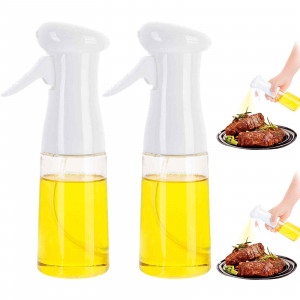 Oil Sprayer for Cooking, 2Pack Olive Oil Sprayer Mister for Air Fryer, Versatile Oil Spray Bottle, Refillable Spritzer Dispenser for Cooking, Grilling, Salad, BBQ, Baking, Roasting, Frying, Kitchen