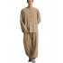 Men's Traditional Casual Suits Buddhist Meditation Sets Monk Outfit