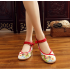 Women's Traditional Chinese Dragon Embroidered Flat Shoes for Qipao Dress and Walking