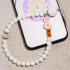 Chinese Style Buddhist Prayer Bead Mobile Phone Lanyard Keychain Pendant (Various Colors)