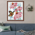 Pre-Printed Chinese Cross Stitch Kit, 14CT DIY Printed Needlework Home Decor (Butterfly Flower)
