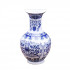 Antique Wall Mounted Porcelain Vases Traditional Chinese Blue White Flower Painted Rare Ceramic Living Room Home Ornaments