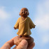 Ceramic Little Cute Buddha Statue Monk Figurine Creative Baby Crafts Dolls Ornaments Gift Chinese Delicate Ceramic Arts and Crafts