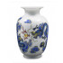 Chinese Blue and White Porcelain Dragon Pattern Vase, 9-inch Gourd-Shaped