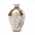 Set of 3 classical retro ceramic vases for home decoration, gorgeous vases for living room (beige)