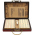 Mah-Jong Chinese Numbered Mahjong Set 144 Tiles Mah-Jong Set Portable Chinese Toy with Box Party Gambling Game Board