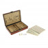 Mah-Jong Chinese Numbered Mahjong Set 144 Tiles Mah-Jong Set Portable Chinese Toy with Box Party Gambling Game Board