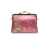 Dragon and Phoenix Patterned Antique-style Coin Purse - Pink Elegance   