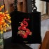 New Chinese-style Retro Velvet Embroidered Dragon Pattern Tote Bag - Large Capacity   