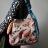  New Chinese Style Tote Bag - Vintage-Inspired Single-shoulder Bag with Koi Fish Print   