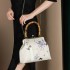 Chinese Style Swallow Embroidered Tassel Bamboo Handbag   