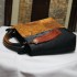 Ethnic Style Fragrant Cloud Chiffon Shoulder/Crossbody Bag - Vintage Solid Wood Handheld Bag