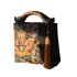 Ethnic Style Fragrant Cloud Chiffon Shoulder/Crossbody Bag - Vintage Solid Wood Handheld Bag   