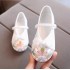 Girls' Traditional Embroidered Cloth Shoes, Soft-Soled Princess Shoes for Hanfu