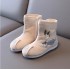 Children's Traditional Embroidered Cloth Shoes - Boys' and Girls' Short Boots