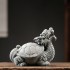Dragon Turtle Xuanwu Green Sandstone Ornament
