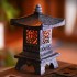 Electric Retro Stone-Like Tower Mini Palace Lamp - Decorative Lighting