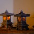 Electric Retro Stone-Like Tower Mini Palace Lamp - Decorative Lighting