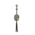 Ancient Style Tassel Button Cheongsam in Hetian Jade and Sterling Silver