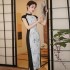 Chinese style design sense Qipao, feminine temperament, high-end color matching