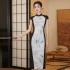 Chinese style design sense Qipao, feminine temperament, high-end color matching