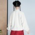 Ming style Hanfu shirt top woolen jacket horse face skirt