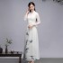 Chinese style Odai cheongsam, Zen clothing, tea clothing