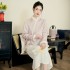 Thickened and Cotton Hanfu Top Jacquard Short Cotton Coat
