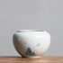 Hand-painted Landscape Vegetable Ash Tea Dregs Pot