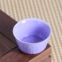 Purple Rim Tea Cup