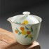 Hand-painted Loquat Vegetable Ash Teapot