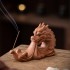 Dragon Ornament Ceramic Dragon Lucky Charm Tea Pet Decoration