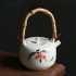 Hand-painted Lychee Ceramic Teapot