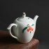 Hand-painted Lychee Ceramic Teapot