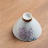 Hand-painted Hydrangea Bamboo Hat Tea Cup