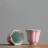 Pink Celadon Ice Crackle Glazed Tea Cup