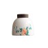 Hand-painted Underglaze White Porcelain Ceramic Tea Canister