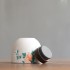 Hand-painted Underglaze White Porcelain Ceramic Tea Canister