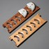 Heavy Bamboo Tea Cup Rack Tea Cup Drainage Rack