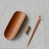 Carved Bamboo Tea Scoop Three-Piece Set