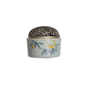 Hand-painted Ice Crack Loquat Ceramic Incense Burner